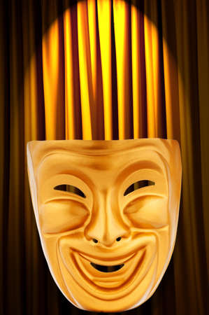 Theatre performance concept with masksの写真素材