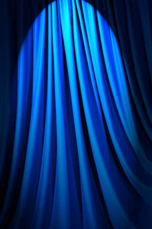 Brightly lit curtains in theatre conceptの写真素材