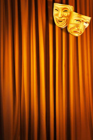 Theatre performance concept with masksの写真素材