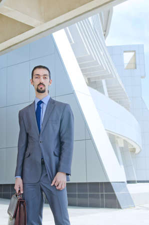 Young businessman on the street