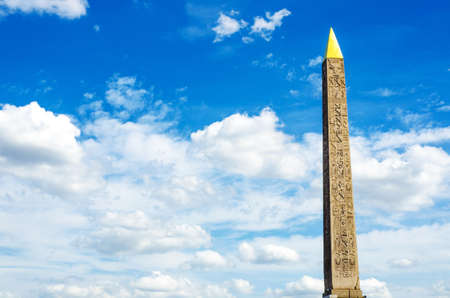 Luxor monument from Egypt in Parisのeditorial素材