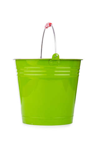 Bucket isolted on the white backgroundの写真素材