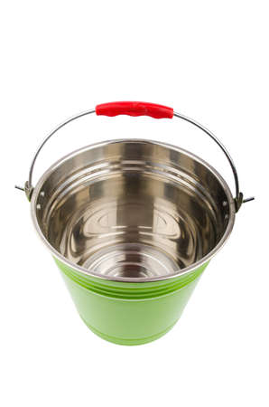 Bucket isolted on the white backgroundの写真素材