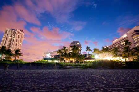 Panorama of the hotel near sea sideの写真素材