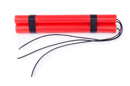 Dynamite isolated on the white background