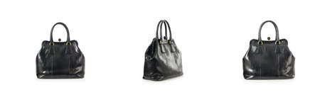 Woman bag isolated on the white の写真素材