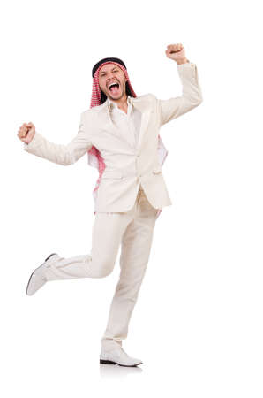 Arab man in diversity conceptの写真素材