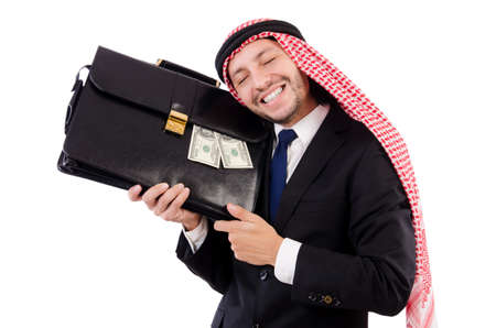 Arab man in diversity conceptの写真素材
