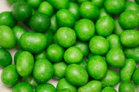Green sweets as a backgroundの写真素材