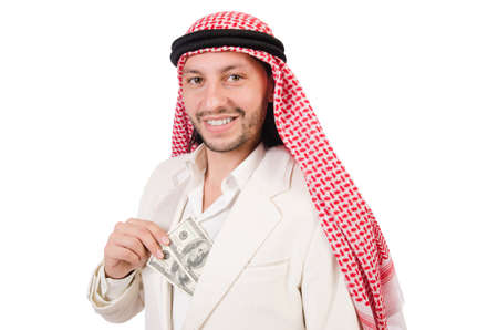 Arab man in diversity conceptの写真素材