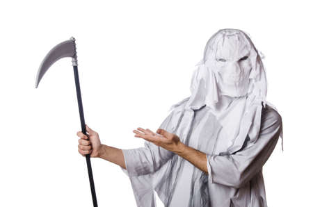 Halloween concept isolated on the whiteの写真素材