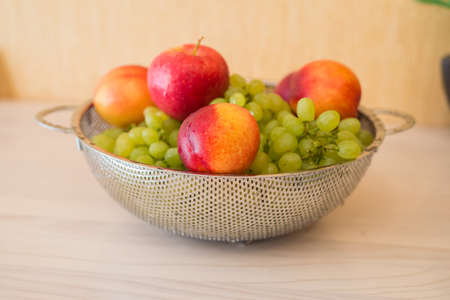 Fruits in the bown on table
