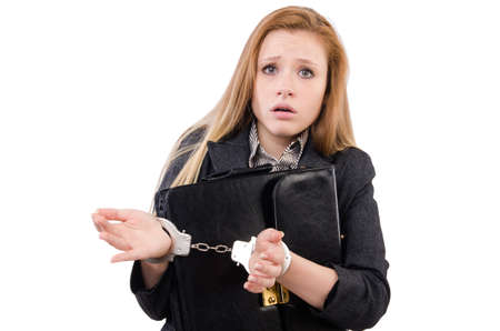 Woman businesswoman in business conceptの写真素材