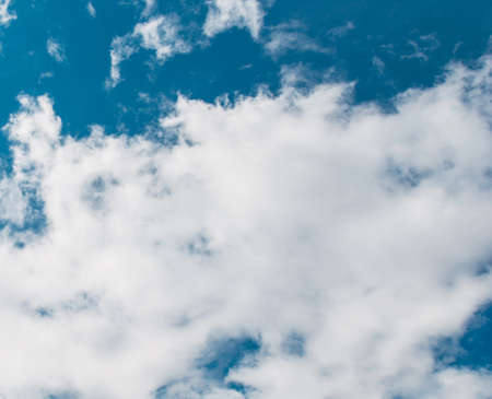 Cloudscape of bright blue skyの写真素材