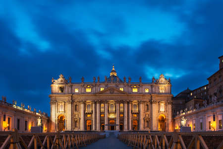 Saint Peter cathedral in Rome Italyのeditorial素材