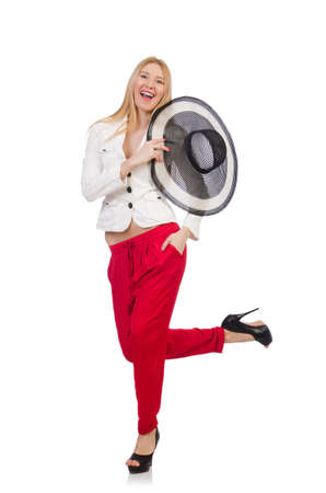 Young woman in fashion conceptの写真素材