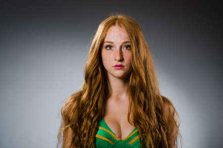 Woman in fashion clothing conceptの写真素材