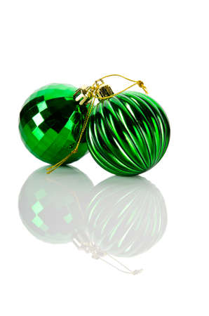 Christmas decorations in festive holiday conceptの写真素材