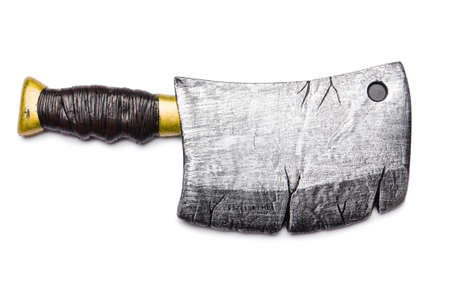 Axe isolated on the white backgroundの写真素材