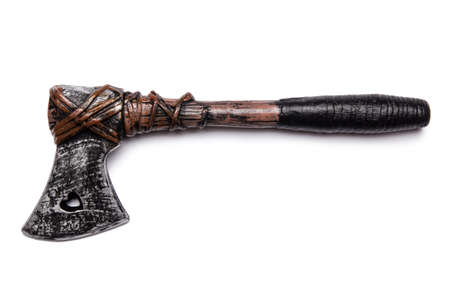 Axe isolated on the white backgroundの写真素材
