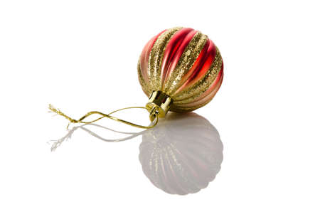 Christmas decorations in festive holiday conceptの写真素材