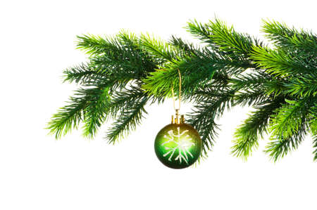 Christmas decoration isolated on the whiteの写真素材