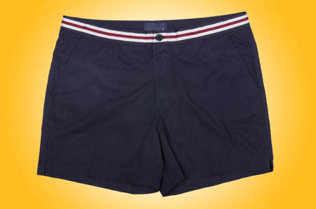 Male shorts isolated on the white background