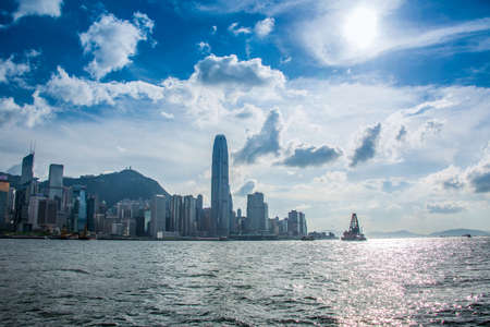 View of Hong Kong during the dayのeditorial素材