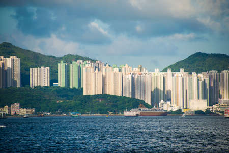 View of Hong Kong during the dayのeditorial素材