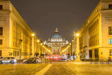 Saint Peter cathedral in Rome Italyのeditorial素材