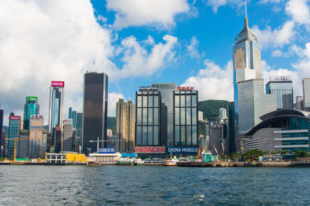View of Hong Kong during the dayのeditorial素材