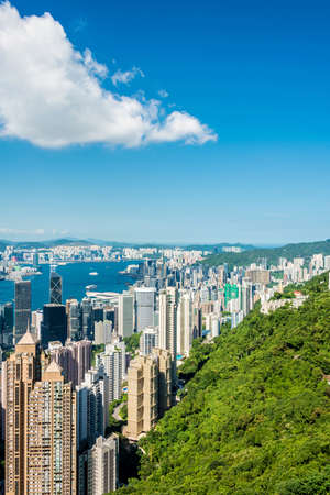 View of Hong Kong during the dayのeditorial素材