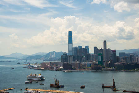 View of Hong Kong during the dayのeditorial素材