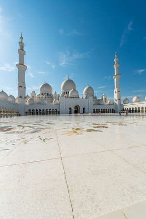 Sheikh Zayed Mosque in Abu Dhabiの写真素材