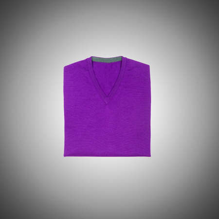 Male sweater isolated on the whiteの写真素材