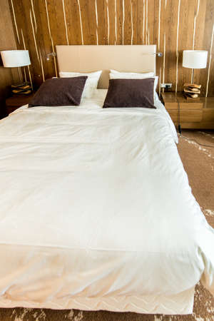 Shahdag - FEBRUARY 8, 2015: Room in Park Chalet Hotel on February 8 in Azerbaijan, Shahdag. Shahdag has become a popular tourist destination for skiing.のeditorial素材