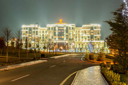 Quba - MARCH 26, 2015: Quba Rixos Hotel on March 26 in Azerbaijan, Quba. Quba Rixos Hotel is luxury hotel in northern Azerbaijanのeditorial素材