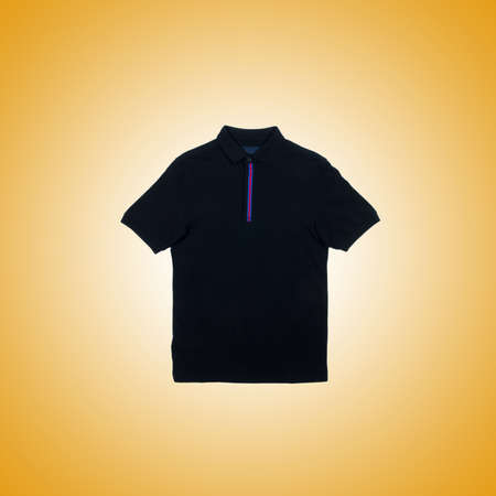 Male t-shirt against the gradient backgroundの写真素材