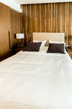 Shahdag - FEBRUARY 8, 2015: Room in Park Chalet Hotel on February 8 in Azerbaijan, Shahdag. Shahdag has become a popular tourist destination for skiing.のeditorial素材