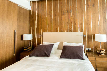 Shahdag - FEBRUARY 8, 2015: Room in Park Chalet Hotel on February 8 in Azerbaijan, Shahdag. Shahdag has become a popular tourist destination for skiing.のeditorial素材