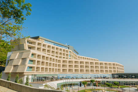 Galaalti - JUNE 19, 2015: Galaalti Hotel on June 19 in Galaalti, Azerbaijan. Galaalti Hotel is a new luxury hotel in Galaaltiの写真素材