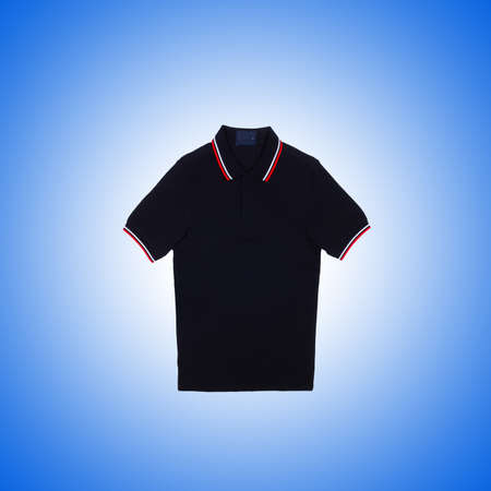 Male t-shirt against the gradient backgroundの写真素材