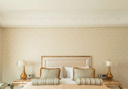 Bedroom room in modern styleの写真素材