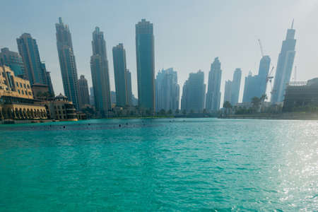 Dubai - JANUARY 9, 2015: Soul Al Bahar on January 9 in UAE, Dubai. Soul Al Bahar area is popular with touristsのeditorial素材