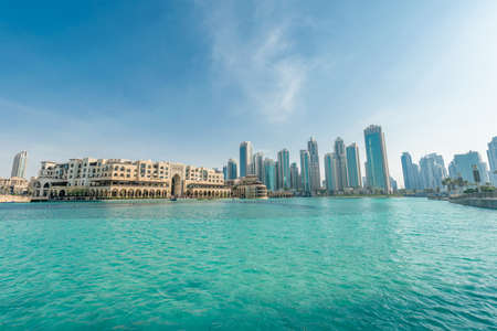 Dubai - JANUARY 9, 2015: Soul Al Bahar on January 9 in UAE, Dubai. Soul Al Bahar area is popular with touristsのeditorial素材