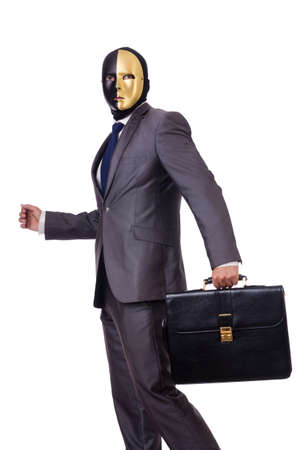 Funny concept with theatrical maskの写真素材