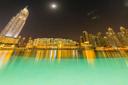 Dubai - JANUARY 10, 2015: The Address Hotel on January 10 in UAE, Dubai. Address Hotel is popular 5-star hotel.のeditorial素材