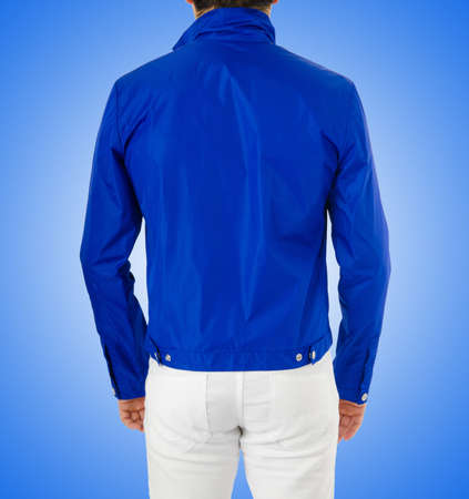 Fashion concept with model on whiteの写真素材