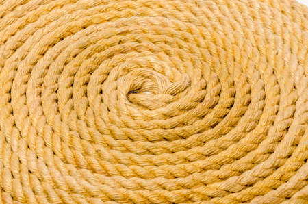Close up of rope arranged as backgroundの写真素材