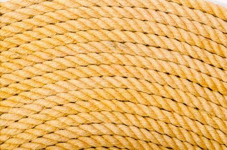 Close up of rope arranged as backgroundの写真素材